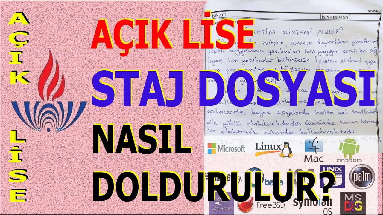 lise öğrencisi staj olanakları