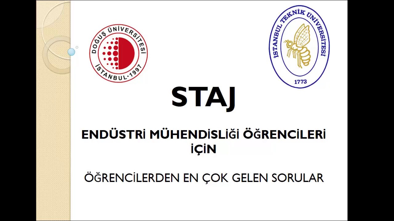 Mühendislik Stajı